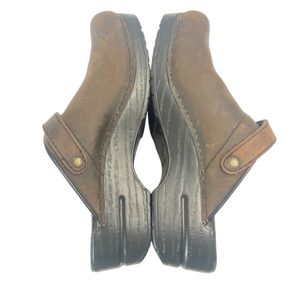 DANSKO Ingrid Slip On Mules Leather in Antique Brown Oiled Size 39 (US 8.5-9) - Picture 6 of 16